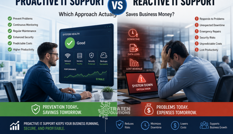 Proactive IT Support Vs. Reactive IT: Which Approach Actually Saves Businesses Money?