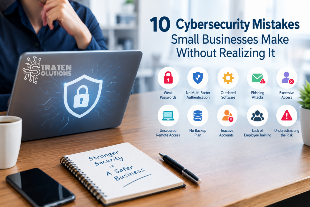 10 Cybersecurity Mistakes Small Businesses Make Without Realizing It