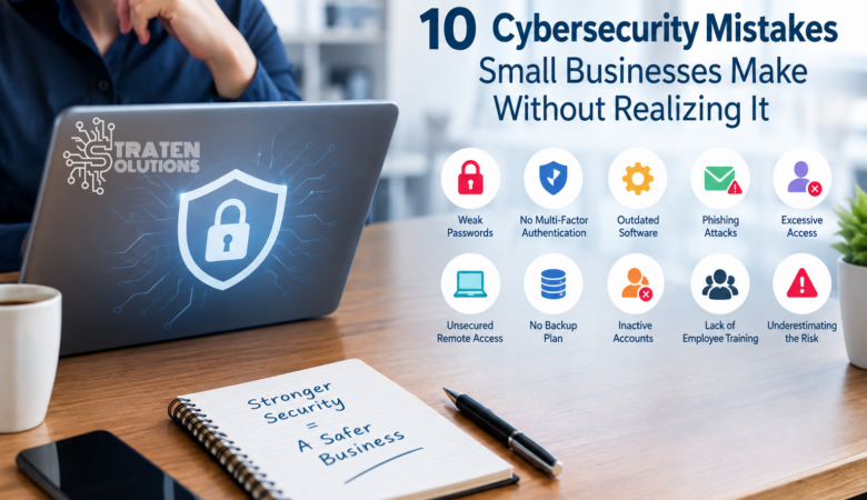10 Cybersecurity Mistakes Small Businesses Make Without Realizing It